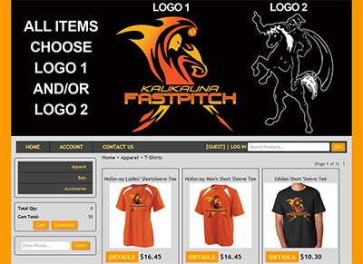 Home Team Sports & Apparel Store Sample