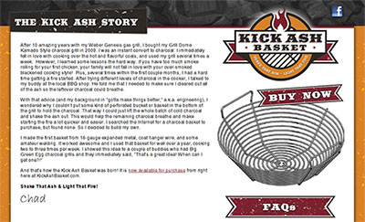 Kick Ash Basket Home Page