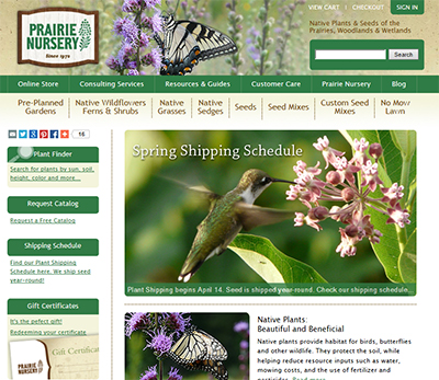 Prairie Nursery Home Page