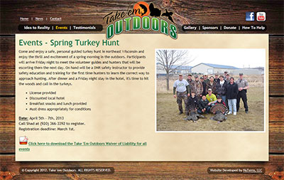 Take 'Em Outdoors Spring Turkey Hunt