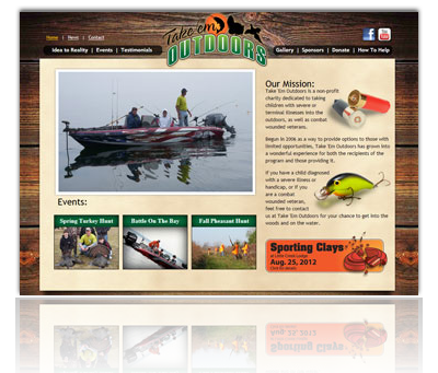 Take'Em Outdoors Website