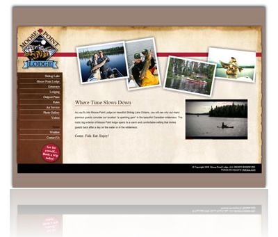 Moose Point Lodge Website