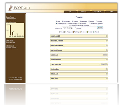 Footpath Project Scheduling