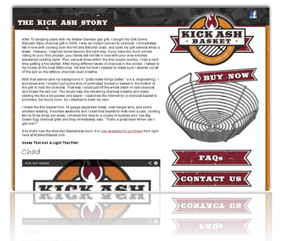 Kick Ash Basket E-commerce Website