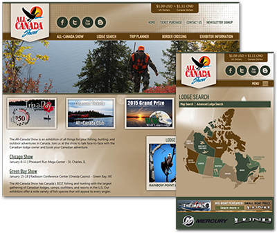 All-Canada Show Responsive Website