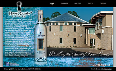 Door County Distillery Home Page
